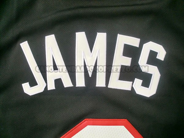 Canotte NBA Heats James Nero